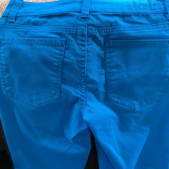 Iei Ashley Blue Lowrise Pants - Picture 5 of 5